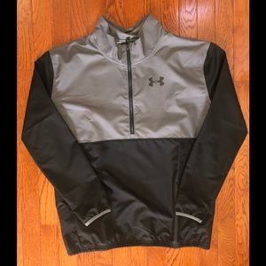 Under Armour Youth XL 3/4 zip pullover windbreaker NWT